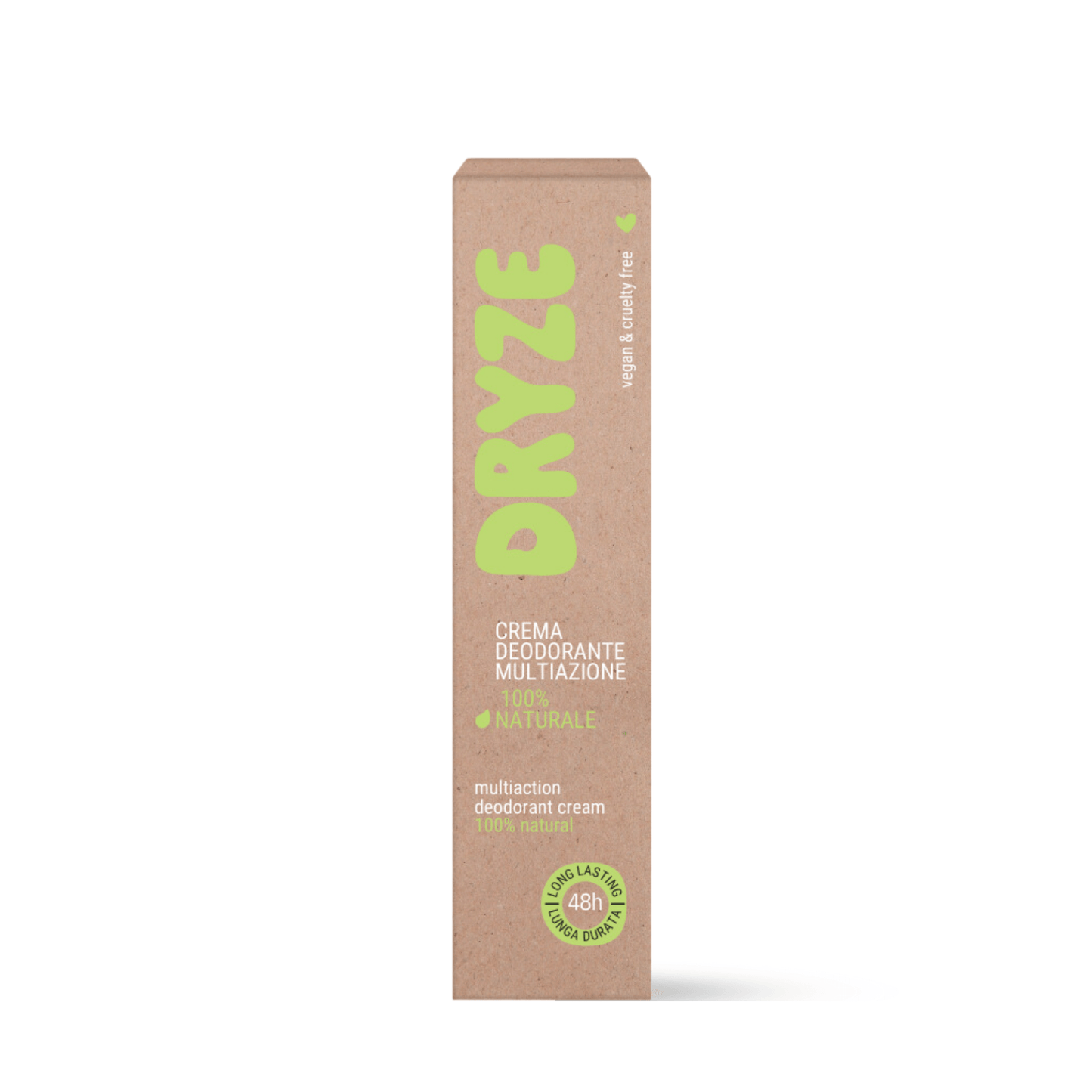 Confezione DRYZE 50mL deodorante multiazione 100% riciclabile